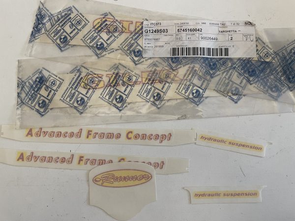 GENUINE GILERA FX STICKER KIT 5745980042NG