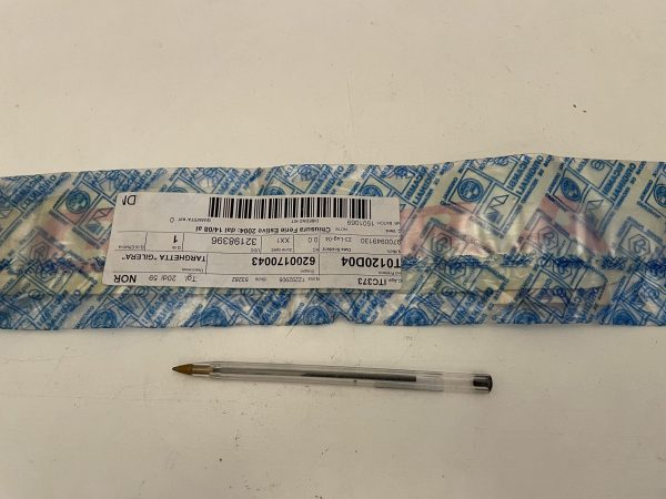 GENUINE GILERA STICKER 6200170043NG