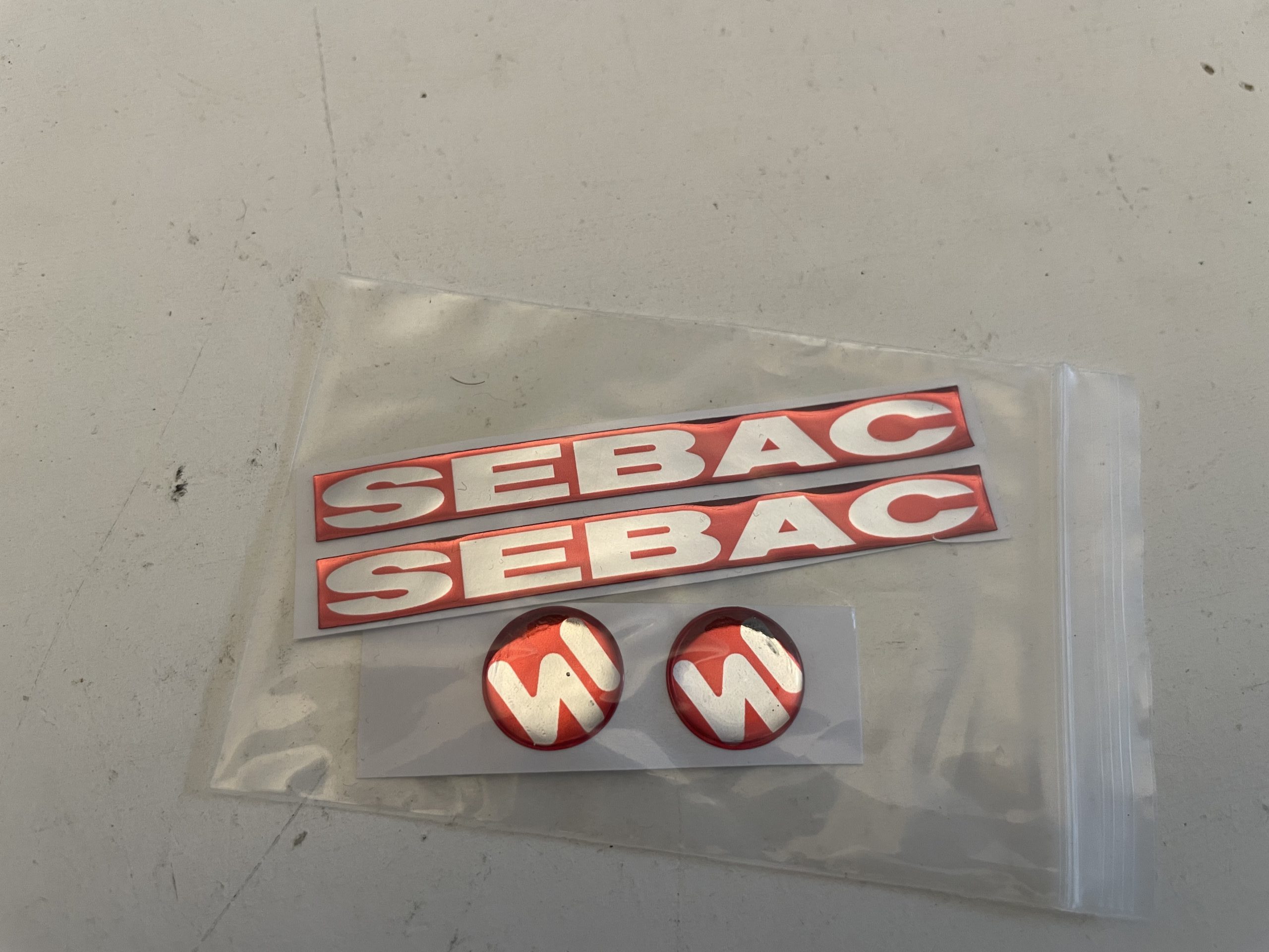 AFTERMARKET SEBAC FORK STICKER SET SFSS01NA